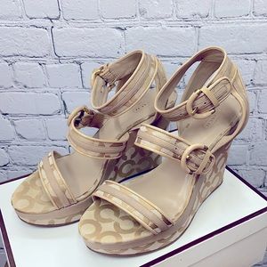 Coach Maralee Signature Wedges